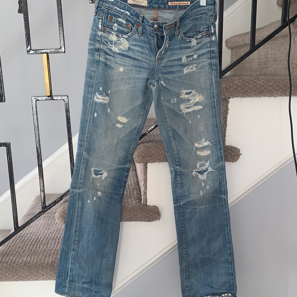 Woman’s THE KISS/ AG- Ed DENIM SLIM STRAIGHT LEG JEANS